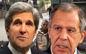 لافروف يبحث مع كيري الثلاثاء الملفّ السوري
