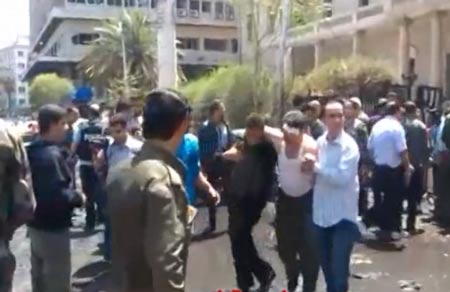 انفجار يهز ساحة المرجة وسط دمشق 