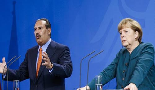 ميركل: تسليح المعارضة غير وارد بالنسبة لألمانيا.. ووجهات النظر مع قطر غير متطابقة