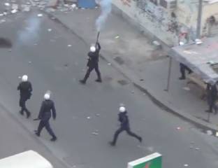 استهداف مدرسة ومسكن لآسيويين في سترة بالقنابل الدخانية