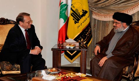 السيد نصر الله استقبل بوغدانوف