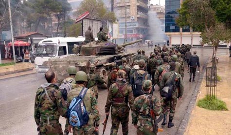 الجيش السوري يلاحق المسلحين في حلب وإدلب