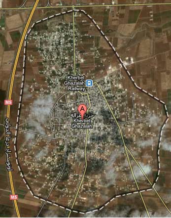 خربة غزالة الجيش السوري يسيطر على بلدة استراتيجية بدرعا