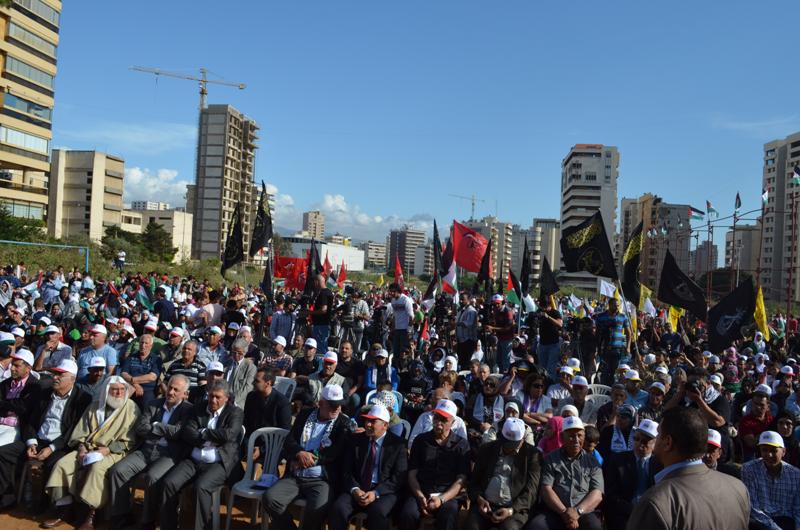 الفصائل الفلسطينية في لبنان أحيت ذكرى النكبة