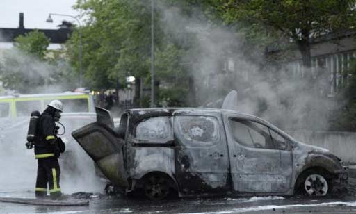 ست ليال على أعمال الشغب في ضواحي ستوكهولم