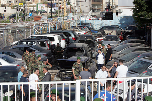 صاروخان تخريبيان على أطراف الضاحية الجنوبية 