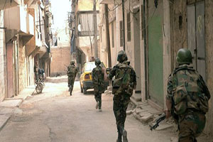 الجيش السوري على مشارف مدينة القصير الجيش السوري يواصل تقدمه داخل مدينة القصير