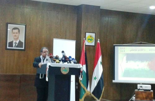 إحياء ذكرى النكبة بدمشق .. والمشاركون يؤكدون أن سورية تدفع الثمن لأنها وقفت إلى جانب المقاومة