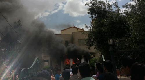 استنكارات متواصلة للاعتداء على المقامات

