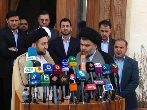 الحكيم يلتقي الصدر في النجف الأشرف