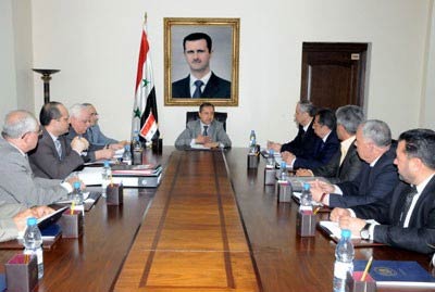 الشعار: سورية صامدة ومستمرة في مكافحة الإرهاب