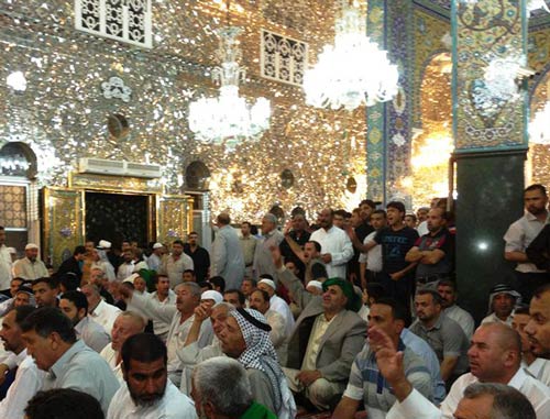 وفود إسلامية تحيي ذكرى وفاة السيدة زينب(ع).. في مقامها