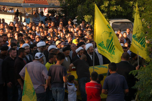 حزب الله يشيع شهداء الواجب الجهادي