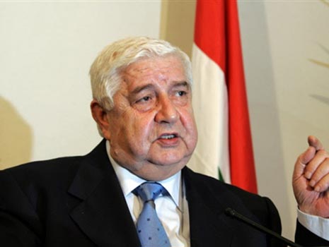 المعلم وزير الخارجية السوري: اذا اعتدت ’’اسرائيل’’ سنرد ومعركة القصير ستستغرق اياماً معدودة