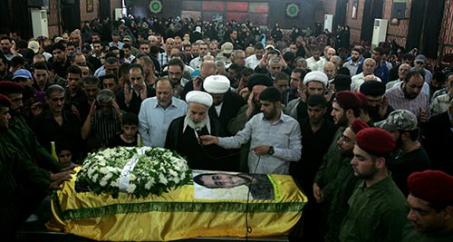 تشييع الشهيد جرادي حزب الله شيّع كوكبة من الشهداء