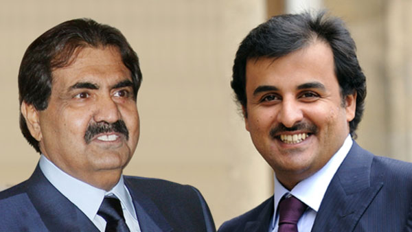 أمير قطر يتنحى لصالح نجله