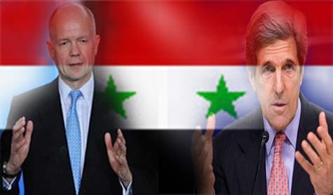 الملف السوري على طاولة المحادثات بين كيري وهيغ 