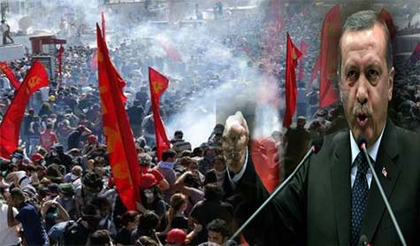 أردوغان يزعم ان المظاهرات فقدت طابعها الديموقراطي وتحولت الى التخريب 
