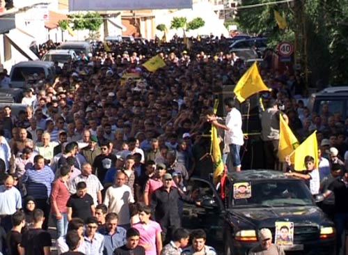 حزب الله شيّع كوكبة من الشهداء  