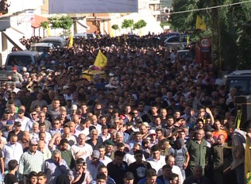 حزب الله شيّع كوكبة من الشهداء  