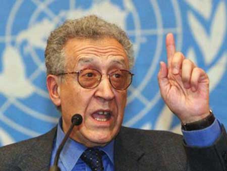 الابراهيمي: الازمة السورية تهدد الأمن والاستقرار الدوليين