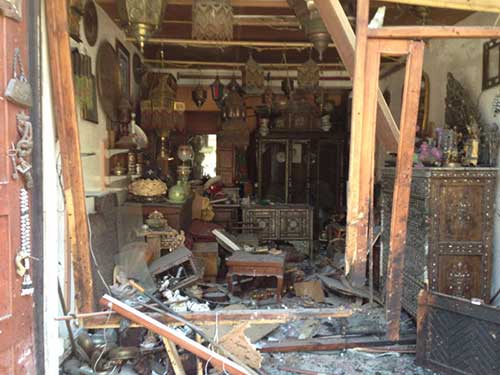 انفجار في دمشق أربعة شهداء في تفجير إنتحاري بدمشق