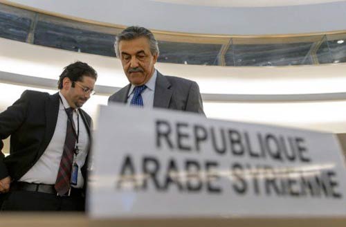 الحموي: لجنة الأمم المتحدة لحقوق الانسان تعتمد تضخيم الاوضاع في سورية