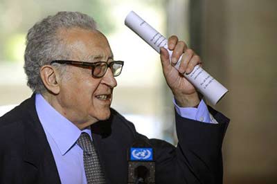 الابراهيمي: نأمل أن يعقد مؤتمر &rsquo;جنيف ـ 2&rsquo; في أسرع وقت ممكن