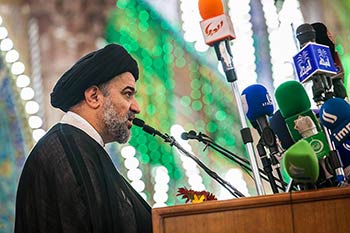 لسيد احمد الصافي متحدثا كربلاء تحتضن مهرجان ربيع الشهادة العالمي التاسع