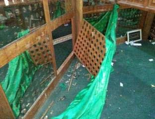 تكسير وتخريب وسرقة مسجد الشيخ ميثم البحراني في الماحوز