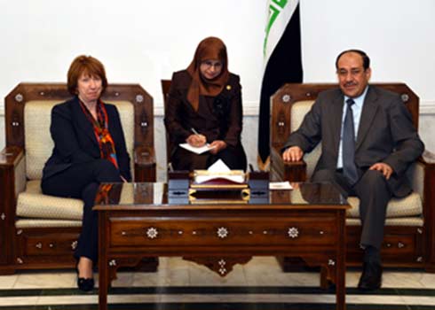 كاثرين آشتون زارت بغداد