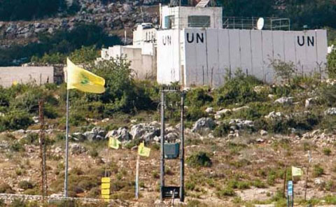 رايات حزب الله على الحدود مع فلسطين المحتلة تثير قلق الصهاينة من جديد