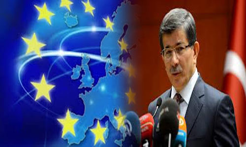 داود اوغلو يرحب بالاتفاق الذي توصل اليه الاتحاد الاوروبي