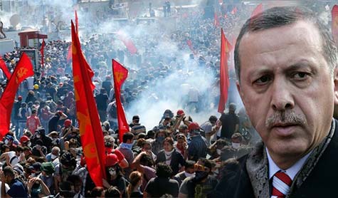  الاجتجاجات مستمرة ضد حكومة اردوغان لليوم التاسع 