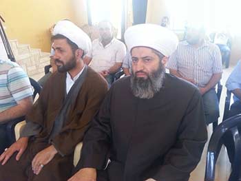 حفل تأبيني في سهلات الماء لمرور ثلاثة أيام على استشهاد الشابين من آل جعفر