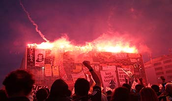 أردوغان يهدد.... والمتظاهرون يصعدون  