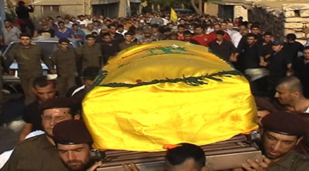 حزب الله وأهالي بلدة بوداي شيعوا الشهيد حسن أحمد كنعان
