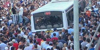 الباص الذي أطلق عليه الجندي الارهابي النار في شفاعمرو 2005 محكمة حيفا تدين ستة من فلسطيني الـ48 بقتل الارهابي الذي نفذ مجزرة شفاعمر في 2005