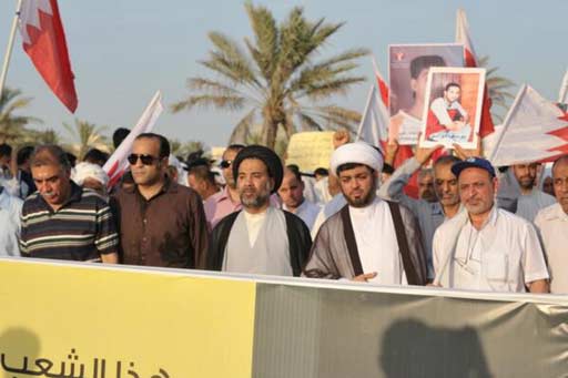 مسيرة جماهيرية للمعارضة في غرب المنامة