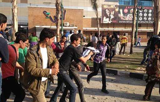 مواجهات بين أنصار مرسي والجيش المصري