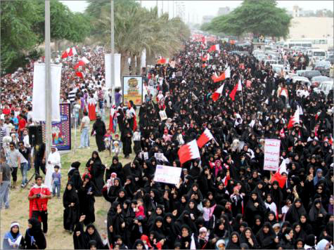 مسيرات في البحرين تندد بالقمع والتعذيب