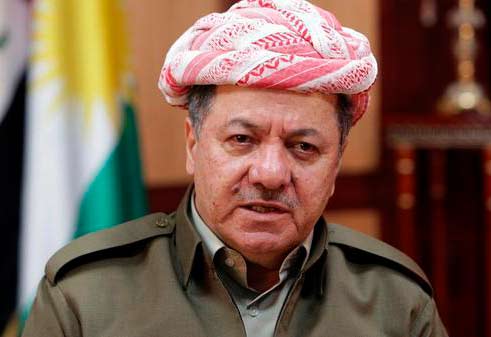 مسعود برزاني تمديد ولاية برزاني بعد اشتباكات بالبرلمان