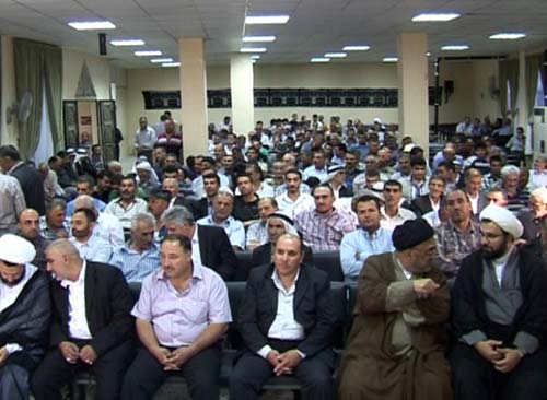 حزب الله يحيي أربعين الشهيدين محمد حسين وعباس أبو حمدان في حزرتا 