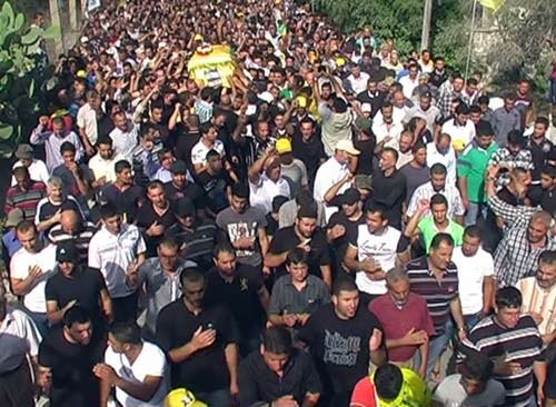 تشييع الشهيد حسام دعموش في أنصارية