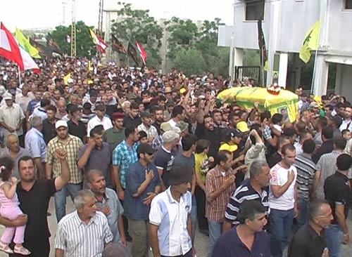 تشييع الشهيد حسام دعموش في أنصارية