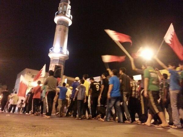 استمرار التظاهرات البحرينية في شهر رمضان