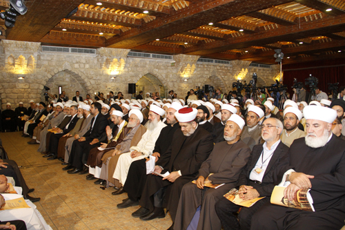 علماء بلاد الشام متمسكون بسماحة الاسلام ونبذ التكفير