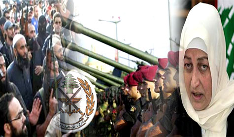 الحريري تدافع عن قتلة الجيش في عبرا