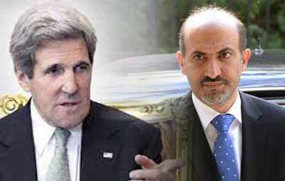 &rsquo;الائتلاف السوري&rsquo; يطالب كيري بتسلميه &rsquo;سريعاً&rsquo; أسلحة 