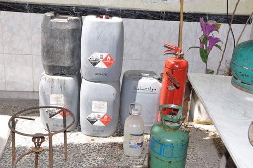 ضبط مواد كيماوية في سوريا بعضها سعودي